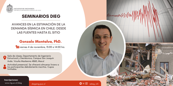 Seminario Gonzalo Montalva, 4 de noviembre, 13:00 hrs